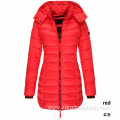 Women long winter jacket coat